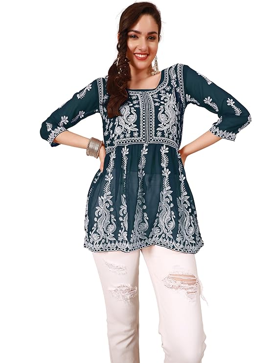 Indya Georgette Wrap Skirt